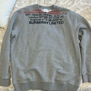 Men’s Burberry Sweatshirt Large
